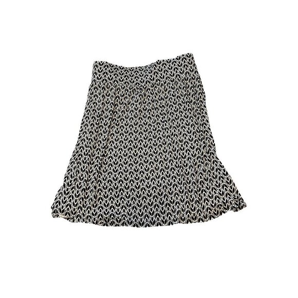 Women's Lane Bryant Plus Size Elastic Waist Black & White Skirt, Size 26/28R - Picture 2 of 6